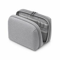 Sac de rangement pour appareils électroniques en PET recyclé, portable, avec poches en filet pour le voyage