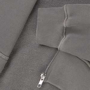 Sweats à capuche vintage de haute qualité 440g 100% coton Automne Hommes Logo personnalisé Brodé Streetwear Graphique personnalisé Coupe ample - Product Image 3