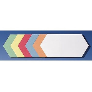 Tarjetas de Modificación de Papel Reciclado 100% Franken, 20.5 x 9.5 cm, 130 g/m², Colores Surtidos, 300 Unidades/Paquete - Product Image 1