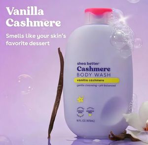Lotion pour le corps et le visage Eoss Shea Better Vanilla Cashmere, hydratation 24 heures, soin de la peau, légère et non grasse, lotion au beurre de karité naturelle - Product Image 1