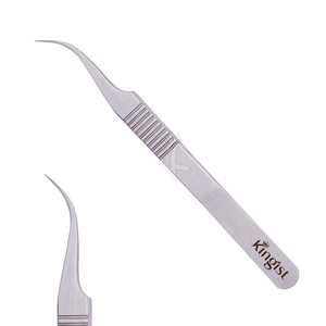 แหนบต่อขนตาคุณภาพสูง ขนาดใหญ่พิเศษ ผลิตจากเหล็กกล้าไร้สนิมเยอรมัน 12 ซม. ผิวซาติน ปลายแหลม - Product Image 1