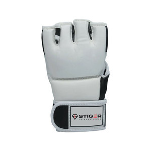 Gants de MMA en cuir à demi-doigts, vente en gros, meilleur prix, haute qualité, confortables, antidérapants, avec logo personnalisé - Product Image 3