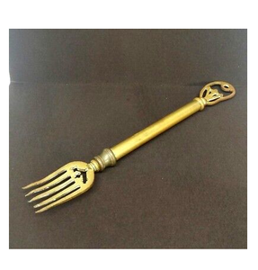 Fourchette fourchette en laiton pur de qualité supérieure pour la maison hôtel et Restaurant décor de Table ensemble de couverts fourchette en laiton cuillère - Product Image 2