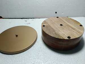 Juego de Tazones de Madera Esmaltados Hechos a Mano de Lujo, Piezas Decorativas Artísticas para Cestas de Regalo, Comedor, Aptos para Lavavajillas y Ecológicos - Product Image 3