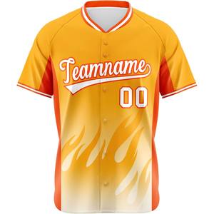 Maillot de baseball personnalisé pour jeunes maillots de sport chemise de softball séchage rapide respirant presse à chaud nom numéro bouton USA maille douceur - Product Image 5