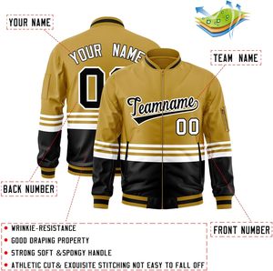 Slim Fit Custom Varsity <b>Jacket</b> with Zipper Front OEM Manufacturer Wholesale Bulk Orders - Product Image 3
