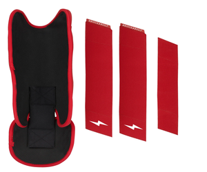 อุปกรณ์ป้องกันขาแบบเบสบอลสำหรับผู้ใหญ่และเยาวชนอุปกรณ์นิรภัยทำจากหนังที่ทนทานมีตัวเลือกปรับแต่งได้ - Product Image 3