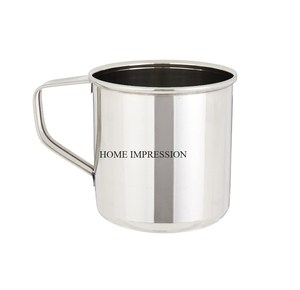 Silver Color Simple Design <b>Metal</b> Mugs Gifts & Promotional Coffee Mug Latest Design Stainless Steel Moscow Mule Mug at Low Price - Product Image 4
