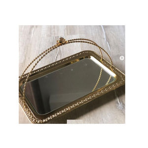 <b>Heart</b> <b>Shape</b> Table Decor Tray Home Hotel Organizer Decorative Tray Deluxe Quality Metal Tray in Reasonable Price - Product Image 3