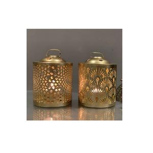 Traditional Votive Candle <b>Holder</b> Stand <b>Tealight</b> Candle <b>Holder</b> Metal Cutting Design Candle Light Set Designer Table Decor - Product Image 1