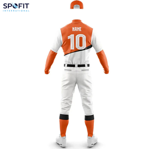 เครื่องแบบเบสบอลคุณภาพสูงชุดซอฟต์บอลชุดเครื่องแบบเสื้อเจอร์ซีย์แบบกระดุมเต็มชุด - Product Image 3