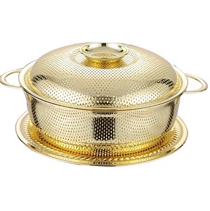 Colador grande de Metal para cocina, colador desmontable para Pasta, verduras y frutas, colador para Hotel, novedad - Product Image 1