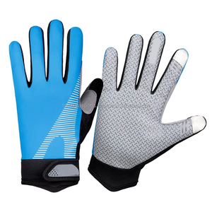 Gants de cyclisme antidérapants demi-doigts et doigts complets Gants de sport à impression numérique pour les activités de plein air en polyester et nylon - Product Image 1