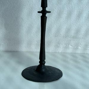 Porte-bougie en fer forgé transparent Pure Home and Living avec finition noire à l'huile pour la décoration de la maison, de l'hôtel et de Noël - Product Image 3