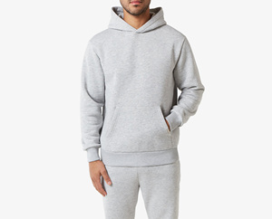 Conjunto de 2 Piezas de Algodón 100% para Hombre, Chándal Holgado con Logotipo Personalizado Serigrafiado, Chándal Urbano de Dos Tonos para Hombre - Product Image 3