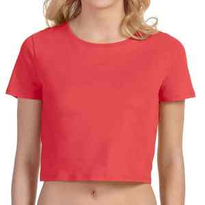 T-shirt court pour femmes en matière de qualité supérieure, léger et confortable, 2026, bonne vente, respirant, t-shirts courts pour femmes - Product Image 2