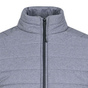 Veste matelassée décontractée d'hiver avec impression personnalisée, respirante et à séchage rapide, col montant, 100% polyester - Product Image 3