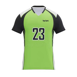 Custom Design & Logo Unisex <b>Volleyball</b> Jersey 100% Polyester Breathable Quick Dry OEM Service for Wholesale - Product Image 1