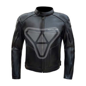 Chaqueta de moto de cuero con aprobación CE para Hombre | Chaqueta de motociclista con estilo | Chaqueta de montar de cuero duradera - Product Image 1