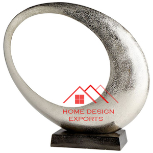 Escultura de mármol de mesa decorativa para decoración de escritorio de oficina, escultura de granito de forma redonda, tono de mármol Natural, superventas - Product Image 2