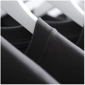 Camiseta de algodón OEM para hombre y mujer, camiseta de manga corta Unisex, camisetas informales en blanco, ropa directa de fábrica, Camiseta lisa de gran tamaño - Product Image 6