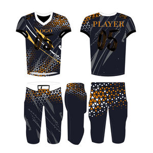 Uniforme de fútbol americano de secado rápido de última moda transpirable con precio de manga corta - Product Image 5