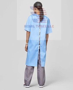 Personalizar Algodón Poliéster Paciente Reutilizable Unisex Hospital Batas Venta al por mayor Hospital Uniforme - Product Image 4