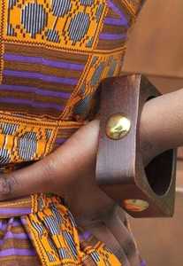 Joyería de moda de diseño de madera natural, conjunto de brazalete de moda hecho a mano, accesorio de regalo para mujer, INDIA ART PLACE - Product Image 5