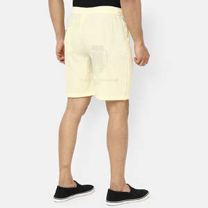 Shorts pour hommes légers, confortables, décontractés, à cordon de serrage, 100% coton, best-seller, vêtements d'été, séchage rapide - Product Image 4