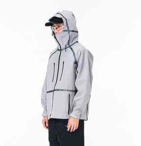 Sweat-shirt à capuche pour homme Techwear personnalisé en gros, respirant, imperméable, veste d'hiver, logo frontal, haute qualité, style urbain - Product Image 5