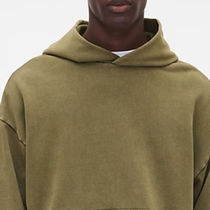 Sweat à capuche pour homme avec logo, couture durable / cordons de serrage pour ajuster la capuche, matière respirante et douce pour un streetwear tendance - Product Image 2