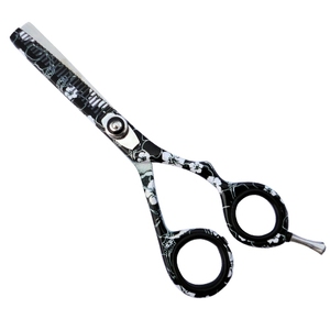 Diferentes Diseños Profesional Peluquería Salón de Belleza Peluquería Adelgazamiento Tijera 28 Dientes Calidad Premium-Suministros al por mayor - Product Image 5