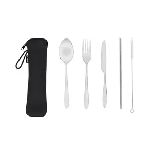 Set di posate sostenibili in RPET per uso promozionale - Product Image 1