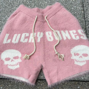 2025 último diseño transpirable hombres Mohair Shorts alta calidad 100% algodón Casual patrón sólido Top - Product Image 5