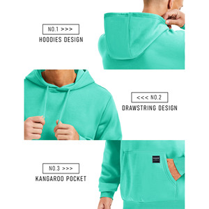 2025 sudaderas con capucha de lana personalizadas para hombre Otoño e Invierno Hip Hop manga larga impresión personalizada moda pulóver sudaderas con capucha para hombre - Product Image 6