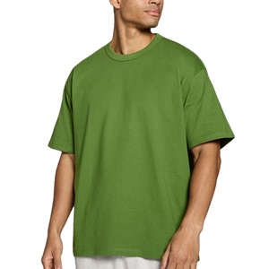 T-shirt Homme Grande Taille Uni Épaules Tombantes 220 g/m² Coupe Slim Sport Fitness à Bas Prix - Product Image 1