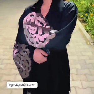 Ropa musulmana tradicional islámica elegante y modesta para mujer, estilo Abaya de lujo Premium, estilo Formal Dubai, accesorio incluido - Product Image 1