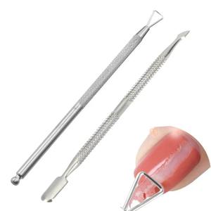1/2 Piezas de Removedor de Esmalte de Uñas de Acero Inoxidable, Accesorios de Arte, Removedor de Cutículas, Raspador, Removedor de Esmalte de Gel, Set de Removedor de Arte de Uñas - Product Image 2