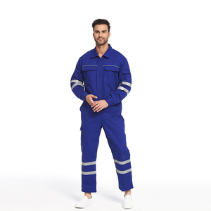 Los más vendidos de los hombres 65% poliéster 35% algodón sarga ropa de trabajo de construcción uniformes de alta visibilidad cómodo transpirable Anti - Product Image 3