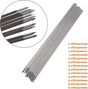 10 pièces fils de Kirschner filetés orthopédiques en acier inoxydable 250mm aiguille d'implant osseux Instruments chirurgicaux base pour le médical - Product Image 1