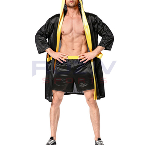 Robes à capuche de kick-boxing de haute qualité les plus vendues, tenue de combat personnalisée pour unisexe, étiquette personnalisée, nylon/polyester, douce et protectrice - Product Image 5