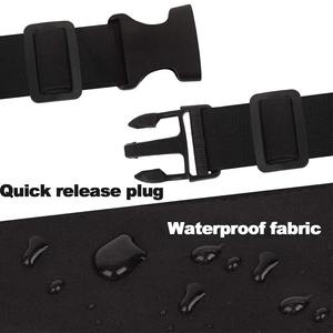 เข็มขัดรัดเอวสำหรับวิ่งออกกำลังกายผ้าโพลีเอสเตอร์/ ไนลอนระบายอากาศได้ดีสะท้อนแสงปรับได้ - Product Image 4