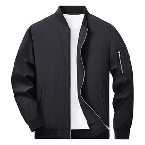 Veste coupe-vent à logo personnalisé pour hommes, chaude et décontractée, pour le sport, vêtements de rue, col à capuche, fermeture à glissière en tissu fin réversible pour l'hiver - Product Image 4