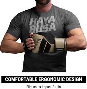 Guantes de MMA de cuero PU para hombres y mujeres de 14 años y más para entrenamiento de boxeo con cierre Sparring Kickboxing Fighting - Product Image 2