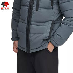 Chaqueta Acolchada Informal con Capucha Personalizada Ryan Pro Gear para Hombre, con Tejido Impermeable y Transpirable y Logotipo Personalizado - Product Image 2