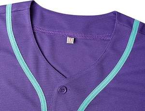 Maillot de baseball pour homme adulte personnalisé de haute qualité, 100% polyester, respirant, impression par sublimation, design personnalisé - Product Image 4