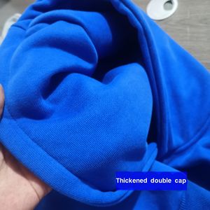 เสื้อกันหนาวมีฮู้ดแบบสวมหัวสำหรับผู้ชายเสื้อครอปมีฮู้ดผ้าคอตตอนไซส์ใหญ่400 GSM โลโก้ตามสั่งฤดูใบไม้ร่วงและฤดูหนาว - Product Image 3