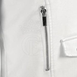 Chaqueta de cuero de moda de alta calidad para mujer, chaqueta de cuero de diseño personalizado de invierno para mujer - Product Image 5
