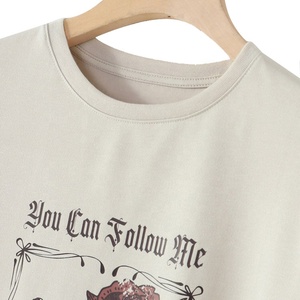เสื้อยืดพิมพ์ลายสตรีทเสื้อโอเวอร์ไซส์สำหรับผู้หญิงราคาถูก - Product Image 3