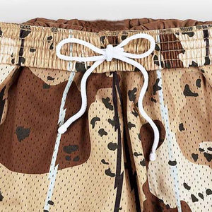 High Quality <b>Red</b> Casual Embroidered <b>Men's</b> <b>Shorts</b> Custom Logo Gym Basketball Summer Streetwear OEM Service - Product Image 6